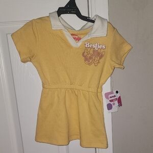 Disney Yellow 'Besties' Casual Dress
